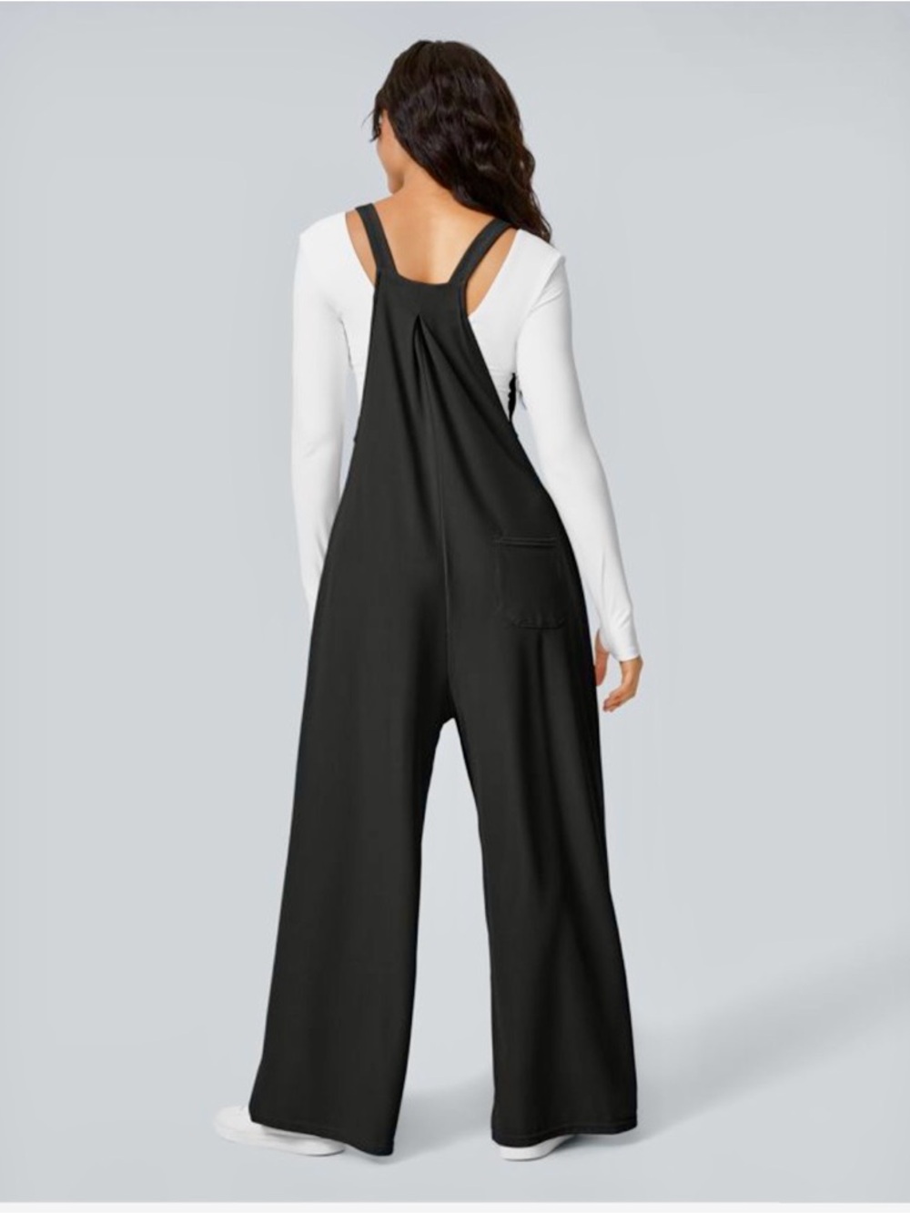 HALARA Black Wide-Leg Jumpsuit - Picture 3 of 4